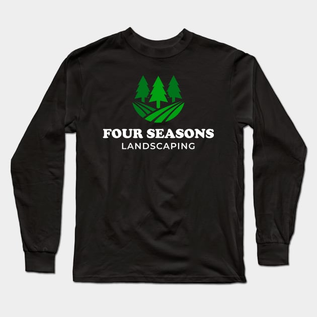 Four Seasons Landscaping Long Sleeve T-Shirt by NovaTeeShop